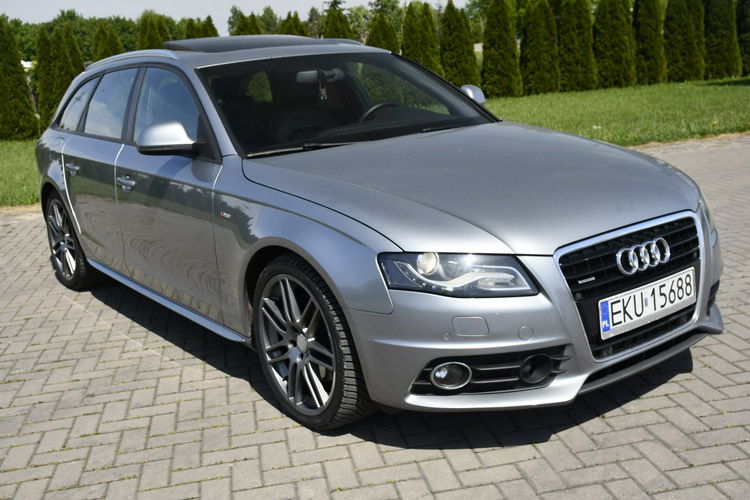 Audi A4 3.0tdi Quattro. Navi.Klimatr 2 str.Skóry, Podg.Fotele.S-Line, Zarejestro zdjęcie 2