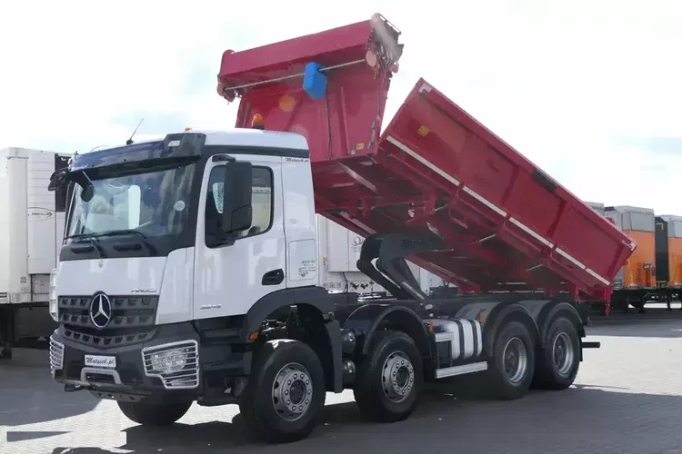 Mercedes AROCS 32 43 / 8x4 / WYWROTKA MEILLER KIPPER / HYDROBURTA / BORDMATIC / EURO 6 / AUTOMATYCZNIE ZSUWANA PLANDEKA zdjęcie 1