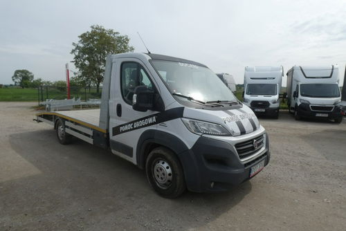 Fiat Ducato najazd autolaweta pomoc drogowa