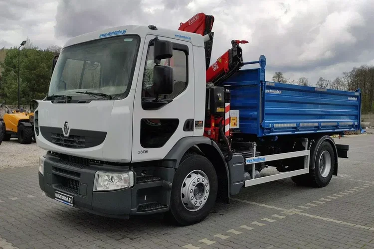 Renault PREMIUM 18.280 4x2 HDS Fassi F110+Wywrotka Ład-8220kg DMC 18ton zdjęcie 22