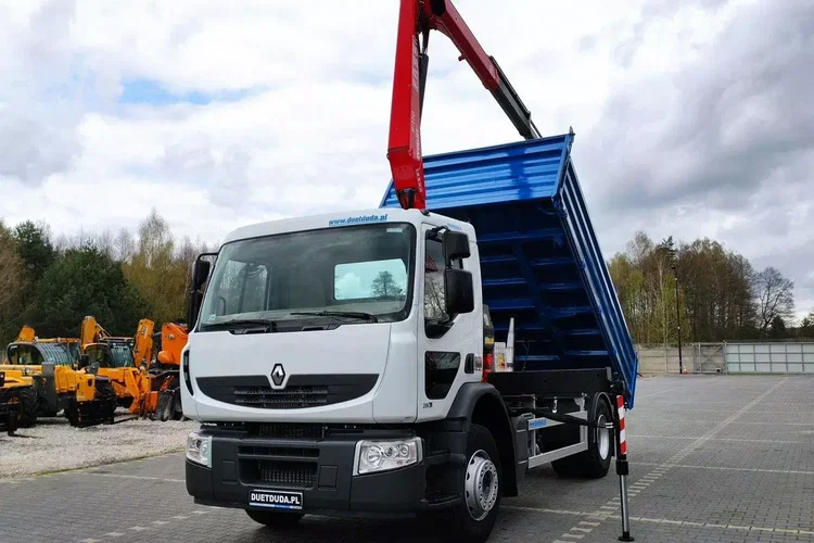 Renault PREMIUM 18.280 4x2 HDS Fassi F110+Wywrotka Ład-8220kg DMC 18ton zdjęcie 28