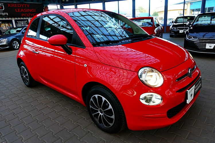 Fiat 500 3Lata GWARANCJA I-wł Kraj Bezwypadkowy PARKTRONIC 9XAirbag 1.2i IDEAŁ 4x2 zdjęcie 7