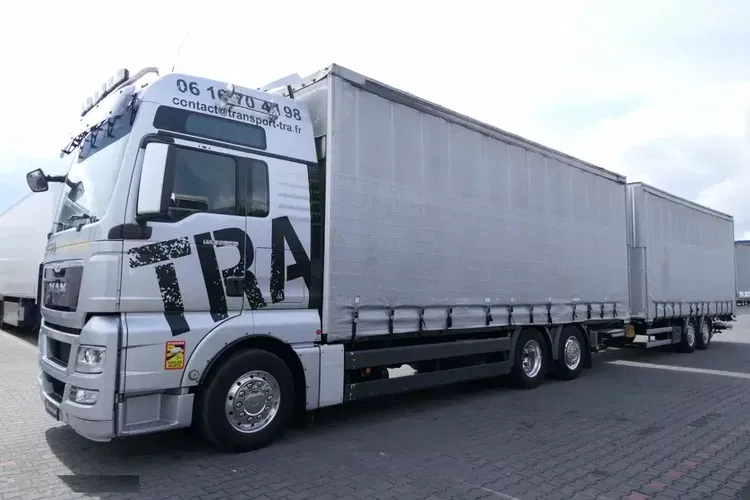 MAN TGX 540 / ZESTAW TANDEM PRZEJAZDOWY / 2 x WINDA ZAŁADOWCZA / EEV / KLIMA POSTOJOWA /SKÓRY / SPROWADZONY / zdjęcie 1