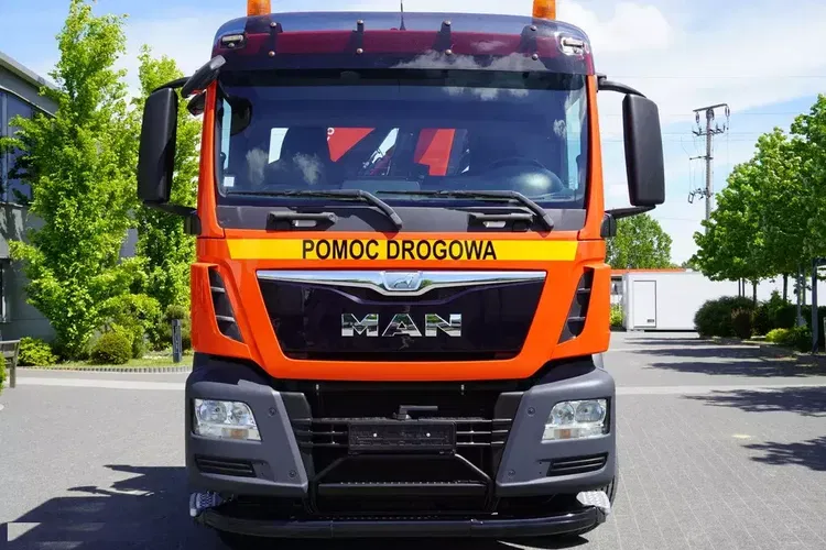MAN TGS 35.360 E6 8×2 / Laweta / HDS Fassi F235 6, 5t Pilot zdjęcie 3