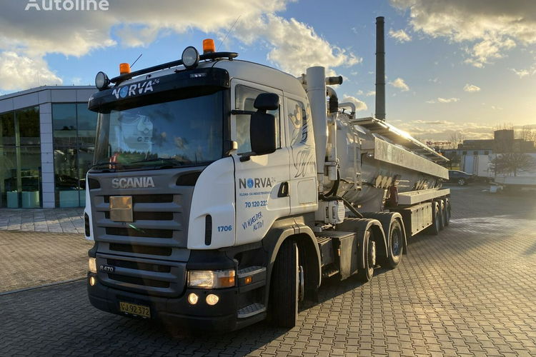 Scania R470 Asenizacja ADR , ADR, 28500L 3 komory, WITTIG, SUPER STAN zdjęcie 1