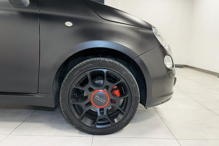 Fiat 500 1.4 100HP SPORT Czarny MAT Skóry ALU 16 CD Mp3 6 bieg Idealny stan zdjęcie 13