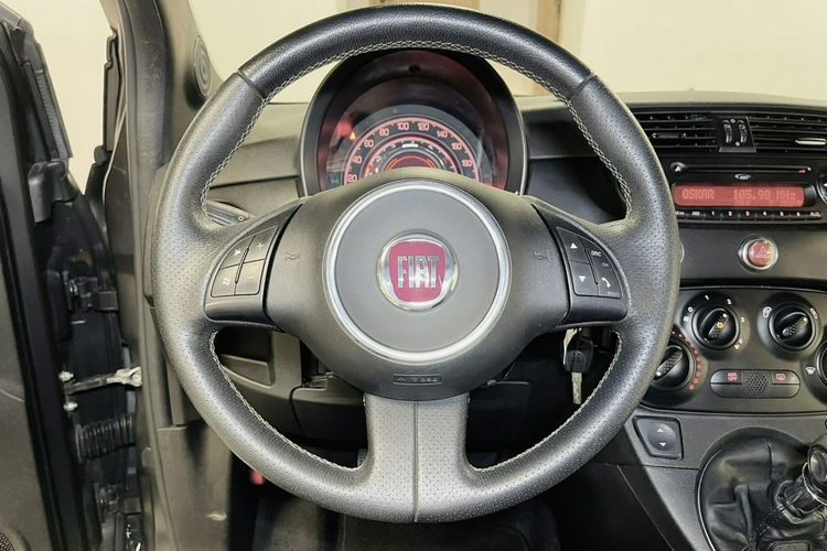 Fiat 500 1.4 100HP SPORT Czarny MAT Skóry ALU 16 CD Mp3 6 bieg Idealny stan zdjęcie 21