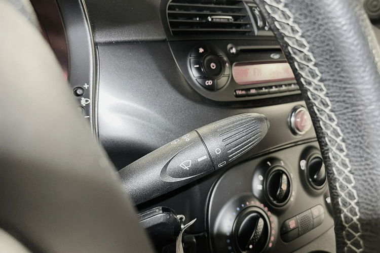 Fiat 500 1.4 100HP SPORT Czarny MAT Skóry ALU 16 CD Mp3 6 bieg Idealny stan zdjęcie 23