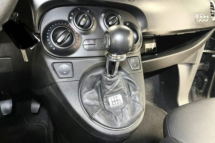 Fiat 500 1.4 100HP SPORT Czarny MAT Skóry ALU 16 CD Mp3 6 bieg Idealny stan zdjęcie 25