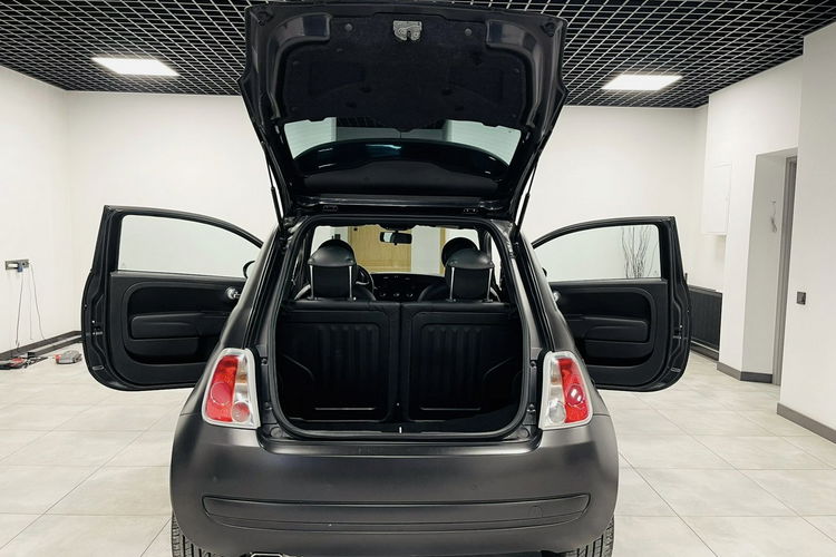 Fiat 500 1.4 100HP SPORT Czarny MAT Skóry ALU 16 CD Mp3 6 bieg Idealny stan zdjęcie 28