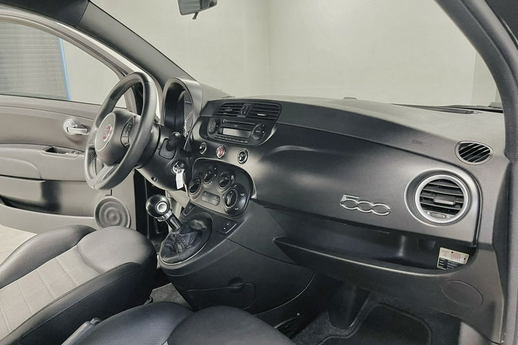 Fiat 500 1.4 100HP SPORT Czarny MAT Skóry ALU 16 CD Mp3 6 bieg Idealny stan zdjęcie 31