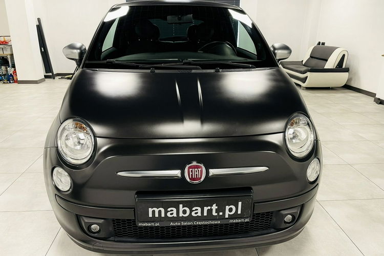 Fiat 500 1.4 100HP SPORT Czarny MAT Skóry ALU 16 CD Mp3 6 bieg Idealny stan zdjęcie 6