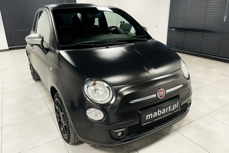 Fiat 500 1.4 100HP SPORT Czarny MAT Skóry ALU 16 CD Mp3 6 bieg Idealny stan zdjęcie 7