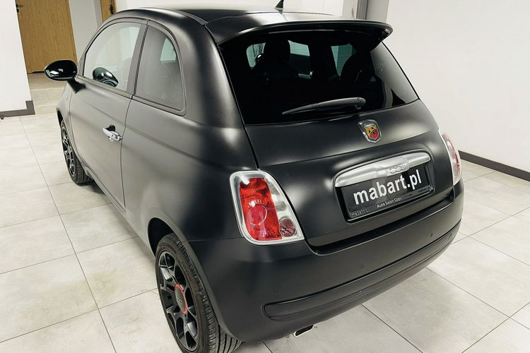 Fiat 500 1.4 100HP SPORT Czarny MAT Skóry ALU 16 CD Mp3 6 bieg Idealny stan zdjęcie 9
