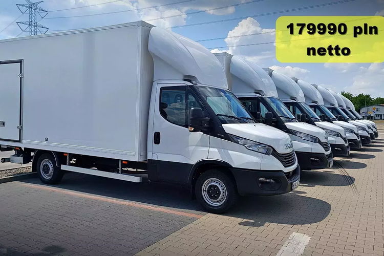 Iveco Daily 35S18 kontener 9eu palet + winda BAR 750kg zdjęcie 1