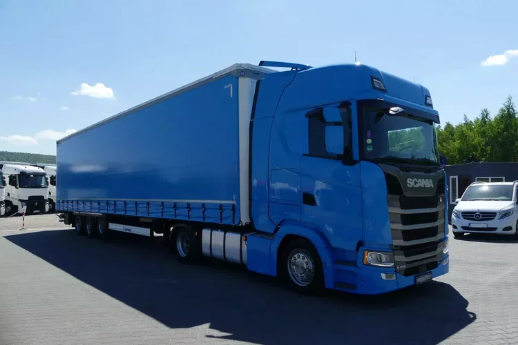 Scania S450 + KRONE FIRANKA / ZESTAW MEGA / EURO 6 / RETARDER / zdjęcie 30