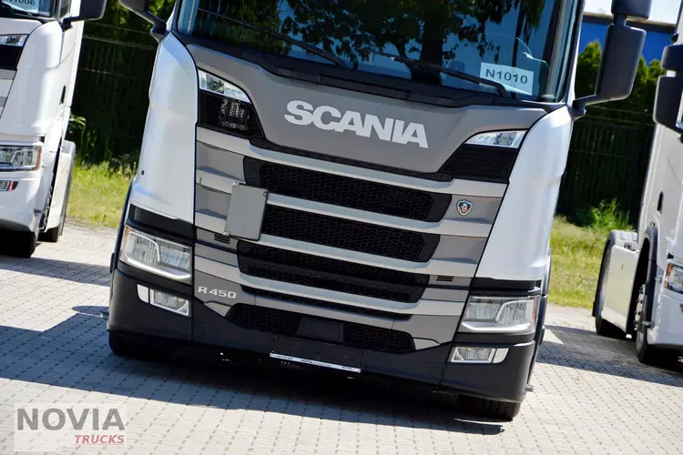 Scania R450 BEZ EGR | LOW DECK | FULL LED | BAKI 1.400 L | KLIMA POSTOJOWA | 2 SZTUKI zdjęcie 10