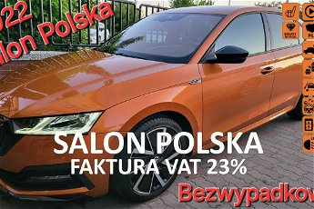Skoda Octavia 2022 Sportline Tylko Salon Polska 1Właściciel GWARANCJA BEZWYPADKOWY