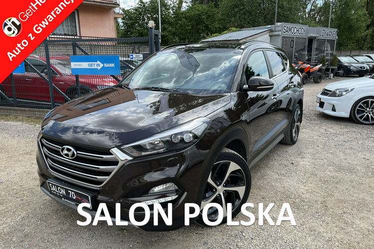 Hyundai Tucson 2.0 1WŁ Org Lakier 4x4 Automat Grzane Skóry Navi AluR19 Isofix StanBDB zdjęcie 1