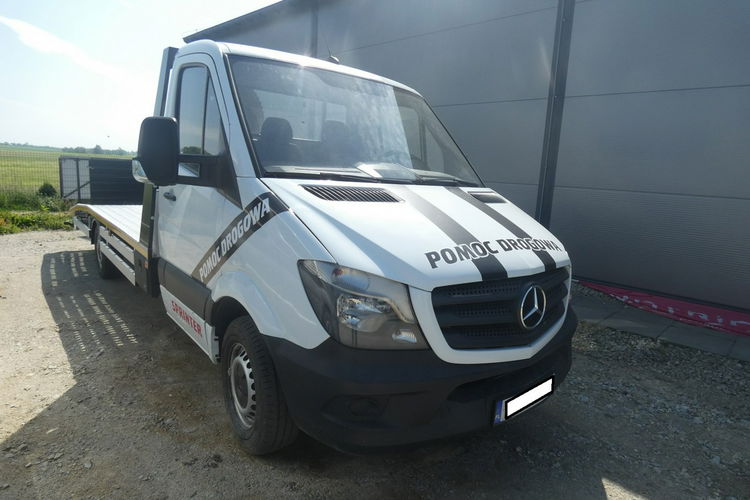 Mercedes Sprinter najazd autolaweta pomoc drogowa zdjęcie 1