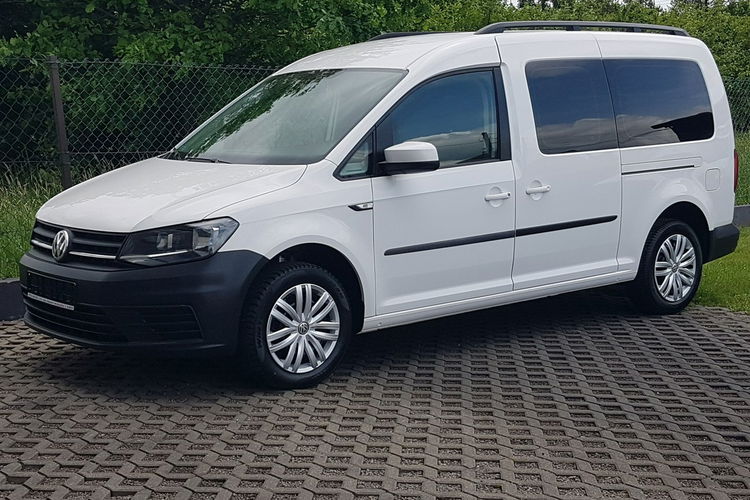 Volkswagen Caddy MAXI 5 OSÓB TRENDLINE DŁUGI KLIMATRONIK TEMPOMAT KRAJOWY 2.0TDI zdjęcie 2