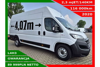 Fiat Ducato L4H3 89999zł NETTO 2.3 MultiJET/140KM