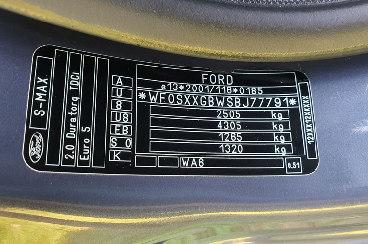 Ford S-Max 2.0 TDCi 140KM # Automat # Convers+ # # Mega Zadbany zdjęcie 31