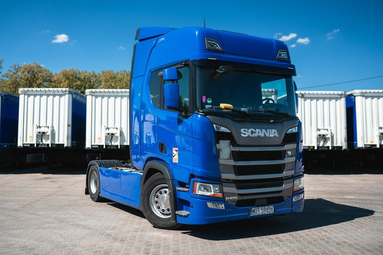 R450 SCANIA R450 SALON POLSKA BEZWYPADKOWY DŁUGA RAMA ZBIORNIKI 1400L zdjęcie 14