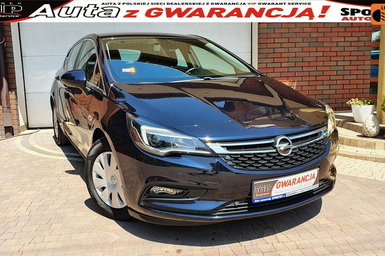 Opel Astra 1.4 TURBO Enjoy Salon PL, serwis ASO, TYLKO 49 tys km, perłowy metalic zdjęcie 1