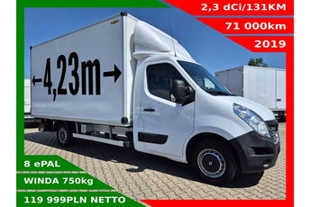 Renault Master 119999zł NETTO Kontener 8 ePAL 2.3 dCI/131KM