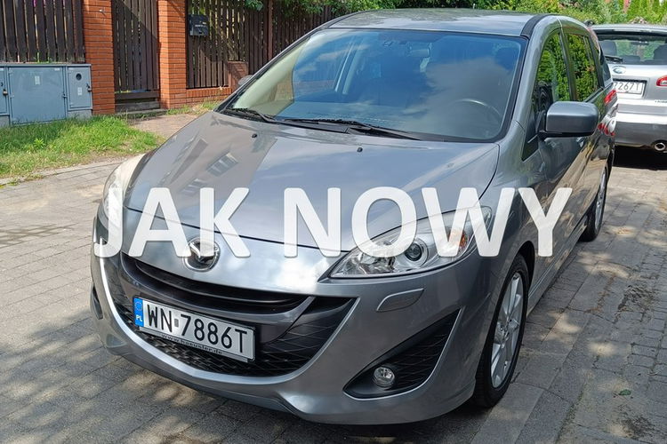 Mazda 5 2.0 16V i-stop, Sports-Line, bezwypadkowy.7-miejsc, skóra.150 KM, lift zdjęcie 1