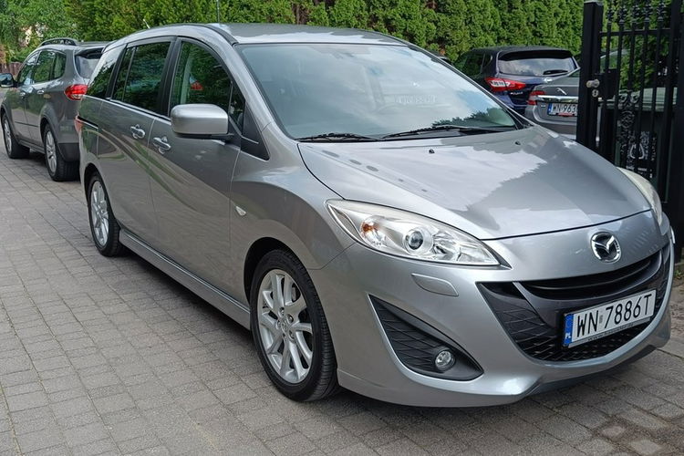 Mazda 5 2.0 16V i-stop, Sports-Line, bezwypadkowy.7-miejsc, skóra.150 KM, lift zdjęcie 10