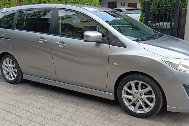 Mazda 5 2.0 16V i-stop, Sports-Line, bezwypadkowy.7-miejsc, skóra.150 KM, lift zdjęcie 9