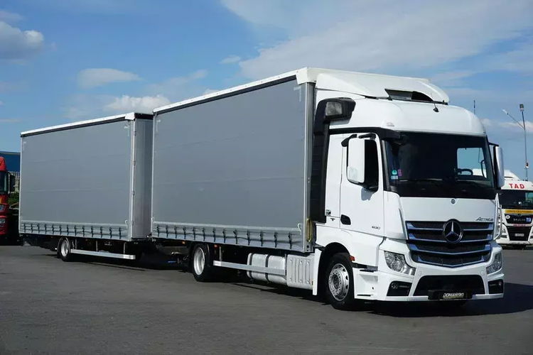 Mercedes ACTROS / 1830 ACC / E 6 / ZESTAW PRZEJAZDOWY 120 M3 / ŁAD. 15 000 KG zdjęcie 2