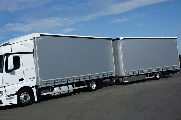 Mercedes ACTROS / 1830 ACC / E 6 / ZESTAW PRZEJAZDOWY 120 M3 / ŁAD. 15 000 KG zdjęcie 3