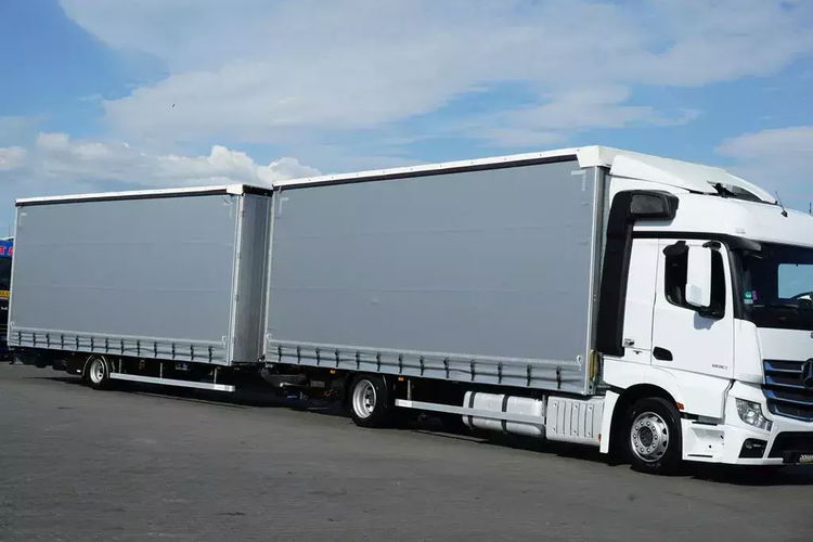 Mercedes ACTROS / 1830 ACC / E 6 / ZESTAW PRZEJAZDOWY 120 M3 / ŁAD. 15 000 KG zdjęcie 4