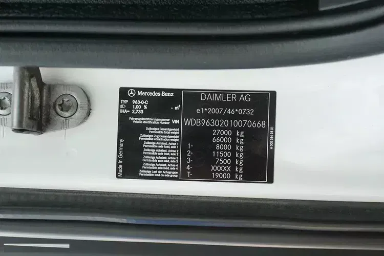 Mercedes ACTROS / 2545 / EURO 6 / CHŁODNIA + WINDA / 23 PALETY / OŚ SKRĘTNA zdjęcie 11