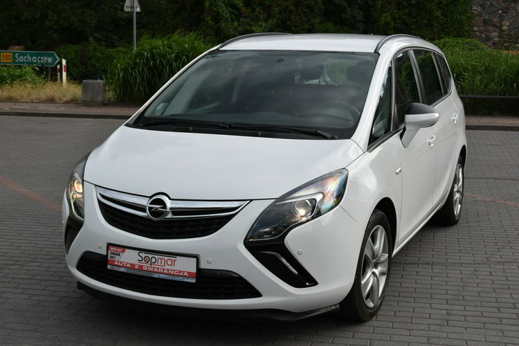Opel Zafira Tourer 1.8 115KM 2014r. Klima TEMPOMAT czujniki Isofix zdjęcie 3