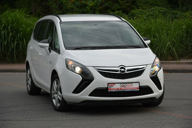 Opel Zafira Tourer 1.8 115KM 2014r. Klima TEMPOMAT czujniki Isofix zdjęcie 5