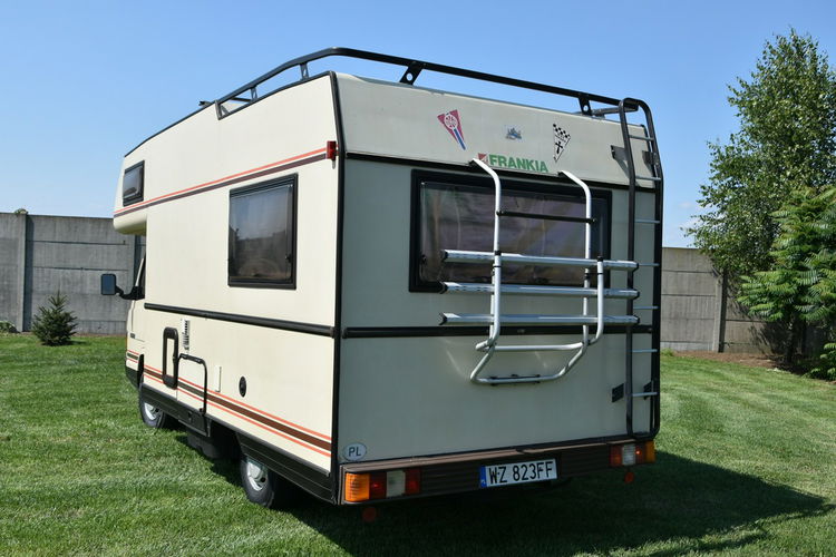 Mercedes MB 100 Kamper 2.3D 1988r. FRANKIA 6os. zadbany klasyk TRUMA WC zdjęcie 20
