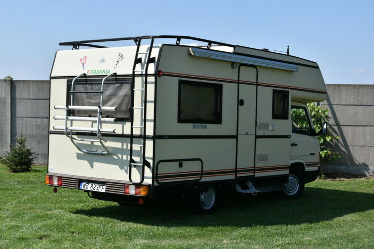 Mercedes MB 100 Kamper 2.3D 1988r. FRANKIA 6os. zadbany klasyk TRUMA WC zdjęcie 5