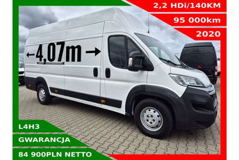 Citroen Jumper L4H3 84900zł NETTO 2.2HDi/140KM