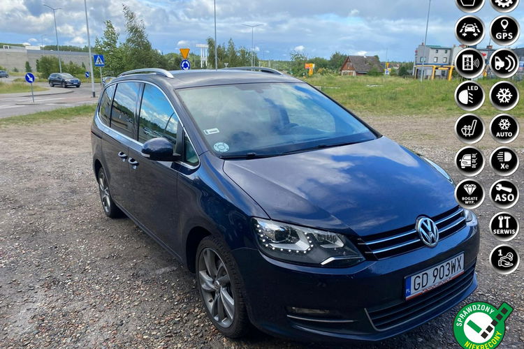 Volkswagen Sharan 2.0TDI dsg elektryczne drzwi 7 osobowy pełen serwis rok gwarancji zdjęcie 1