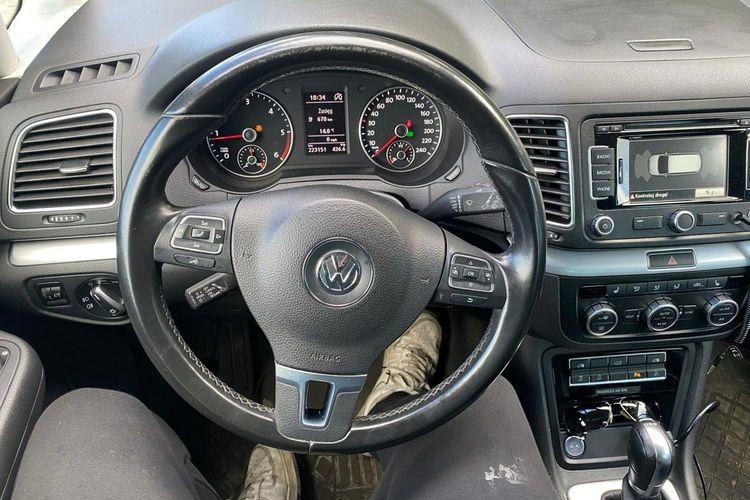 Volkswagen Sharan 2.0TDI dsg elektryczne drzwi 7 osobowy pełen serwis rok gwarancji zdjęcie 8