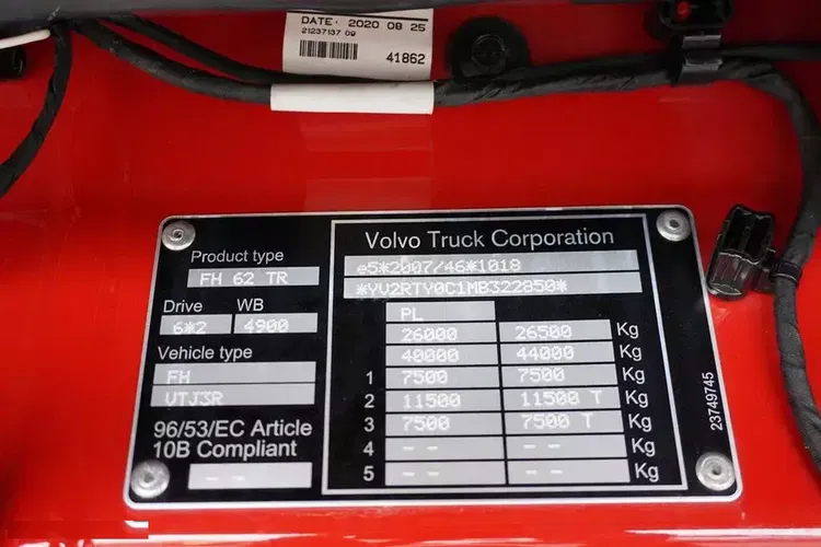 Volvo / FH 460 / ACC / EURO 6 / ZESTAW PRZESTRZENNY 120 M3 zdjęcie 10