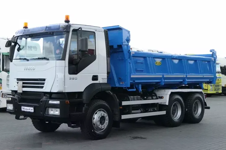 Iveco TRAKKER 380 / 6x4 / WYWROTKA MEILLER KIPPER / HYDROBURTA / BORDMATIC / OPONY 100 % / ŁADOWNOŚĆ : 14 TON zdjęcie 10
