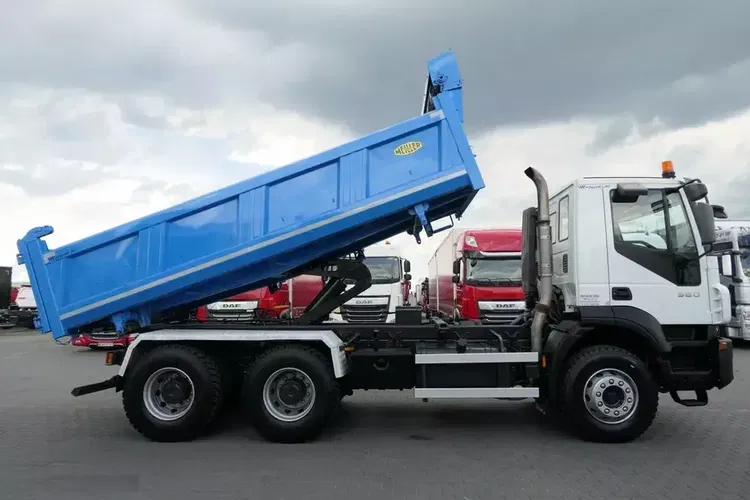 Iveco TRAKKER 380 / 6x4 / WYWROTKA MEILLER KIPPER / HYDROBURTA / BORDMATIC / OPONY 100 % / ŁADOWNOŚĆ : 14 TON zdjęcie 5