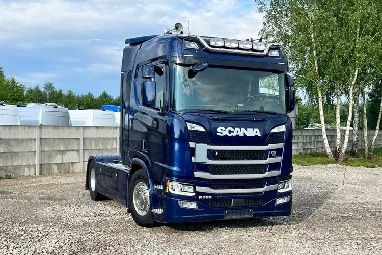 R500 Scania pełna opcja cała na poduszce 6poduszek skóry alu felgi hydraulika zdjęcie 2