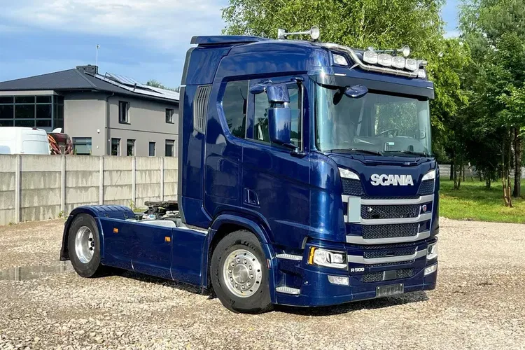 R500 Scania pełna opcja cała na poduszce 6poduszek skóry alu felgi hydraulika zdjęcie 3