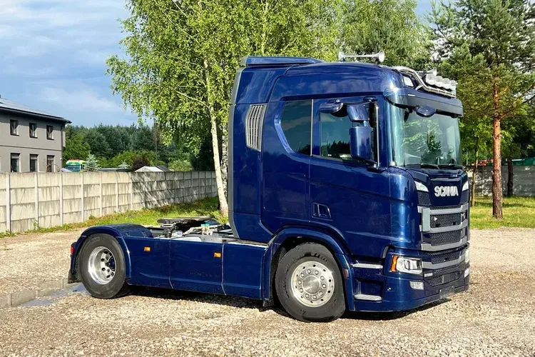 R500 Scania pełna opcja cała na poduszce 6poduszek skóry alu felgi hydraulika zdjęcie 6